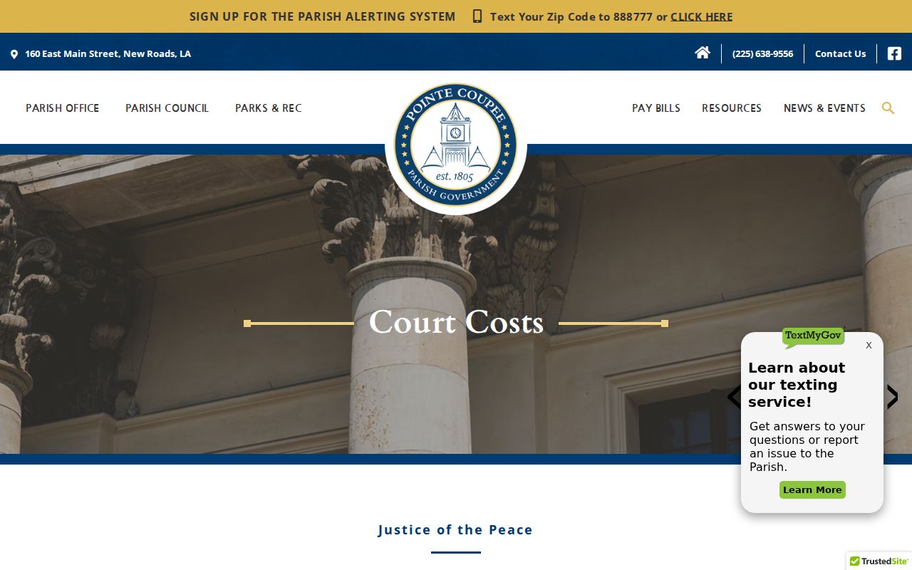 Livonia court docket Justice of the Peace fee schedule