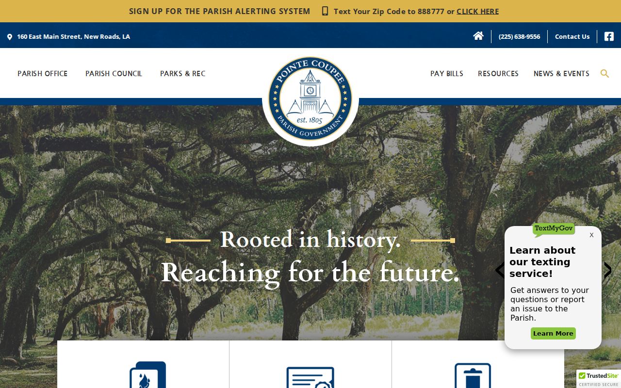 Pointe Coupee Parish court docket parish government Justice of the Peace route